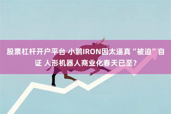 股票杠杆开户平台 小鹏IRON因太逼真“被迫”自证 人形机器人商业化春天已至？